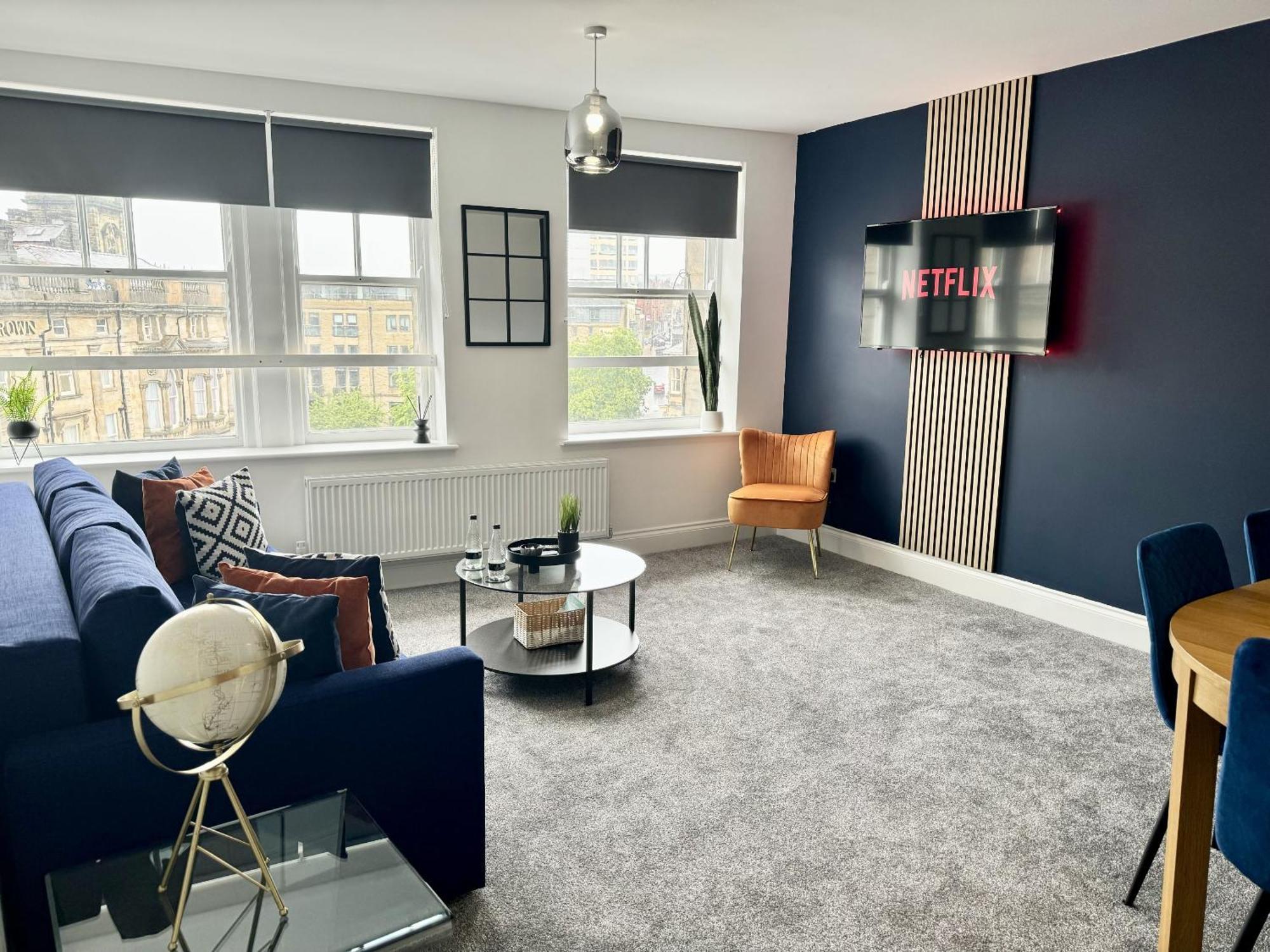 The Crown View - Luxury Apartment - Free Parking Nearby Harrogate Exteriör bild